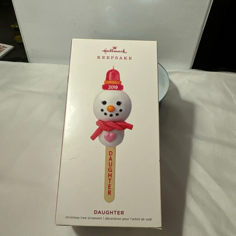 Hallmark Daughter Christmas Ornament 2019 5.5” long NIB